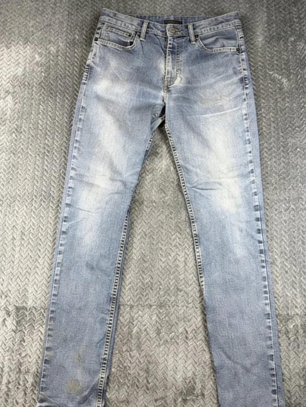 Levis 511 Jeans Mens 34x34 Blue Slim Straight Stretch Medium Wash Denim - Picture 2 of 4